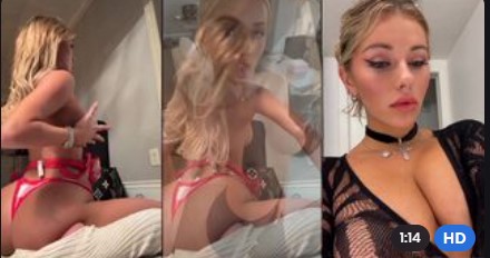 Breckie Hill Blows while Moaning Latest Video
